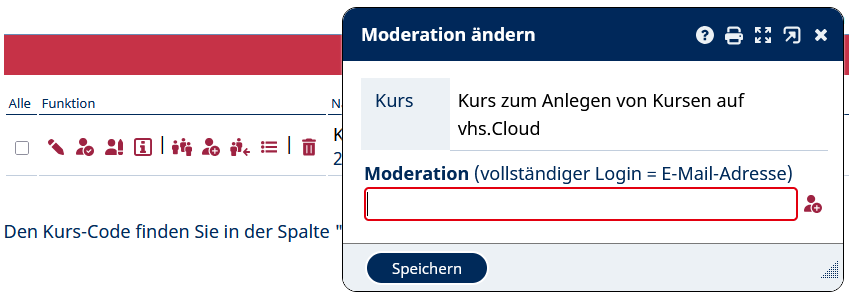 Auswahl des vhs-Mitarbeiters