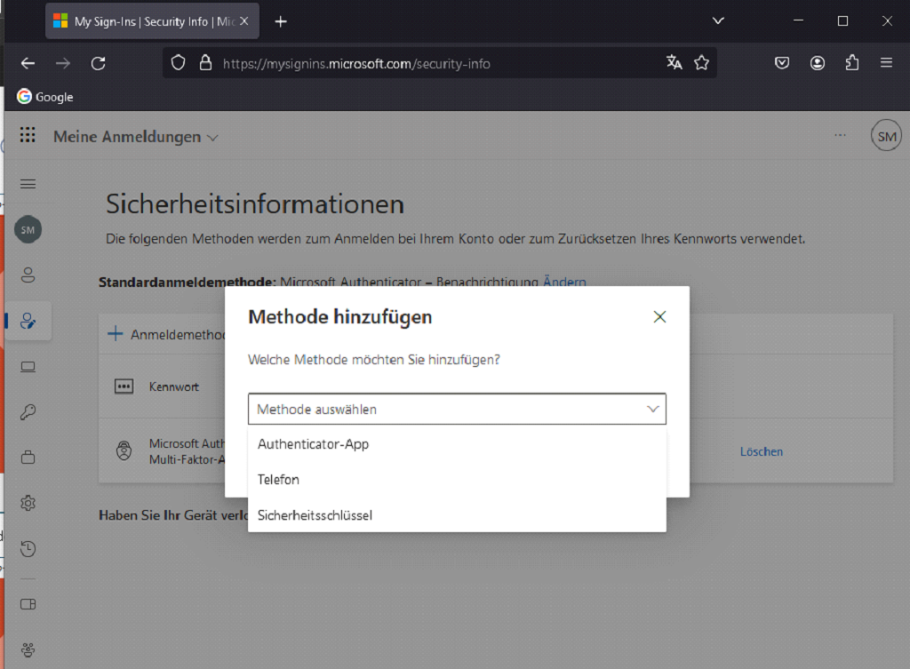 Eine neue Methode hinzufügen